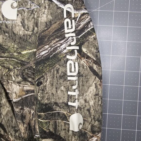 Carhartt Hoodie Youth Boys 4T Camouflage Mossy Oak Hunting Outdoors Hiking - Picture 3 of 14